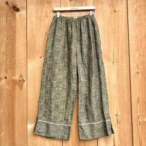 Bodil Wide Leg Linen Pants Sz XL